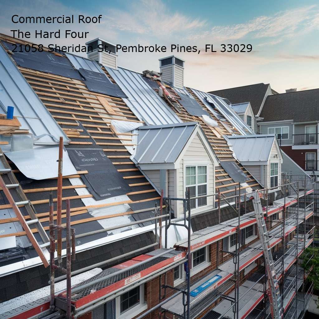 Commercial Roof, The Hard Four, 21058 Sheridan St, Pembroke Pines, FL 33029