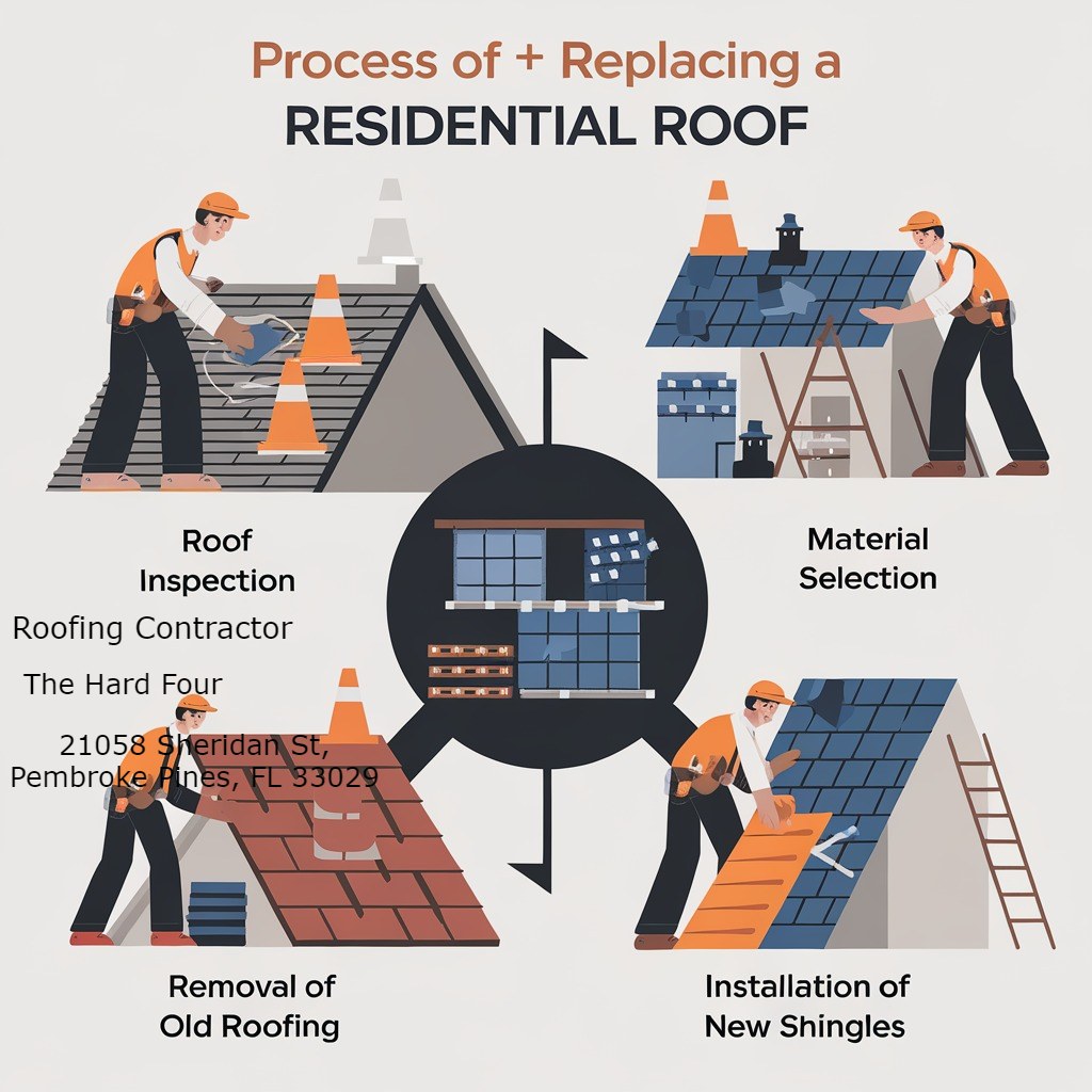 Roofing Contractor, The Hard Four, 21058 Sheridan St, Pembroke Pines, FL 33029